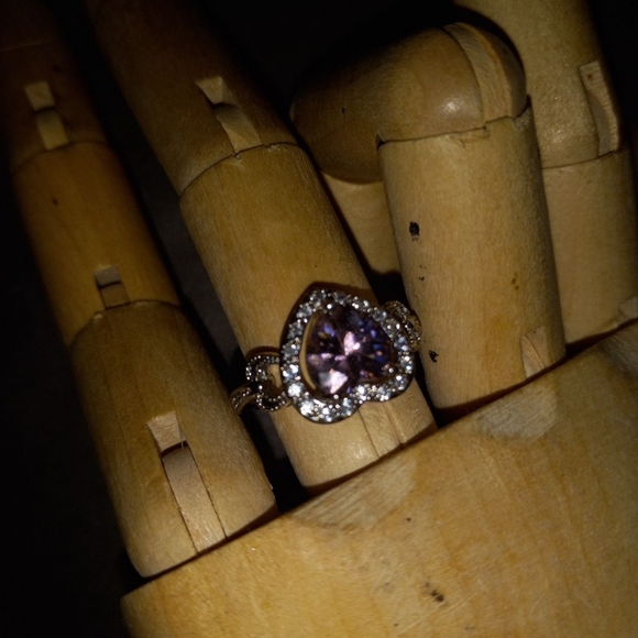 Size 6.5 . Pink love ring. New. Fast shipping. - Picture 2 of 2